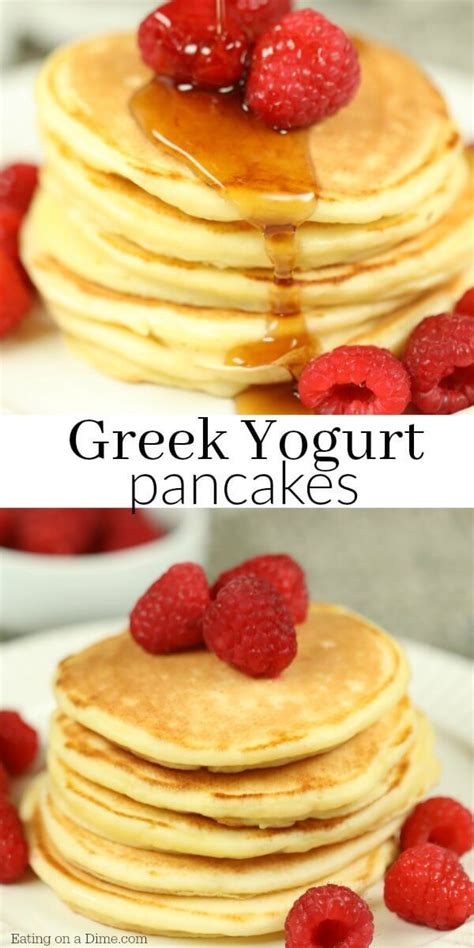 They also use only a small amount of. The Fluffiest Greek Yogurt Pancakes Recipe - Vanilla Greek ...