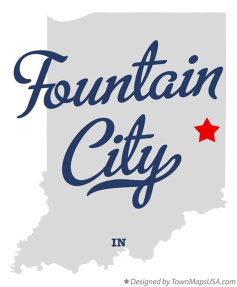 Map Of Fountain City In Indiana