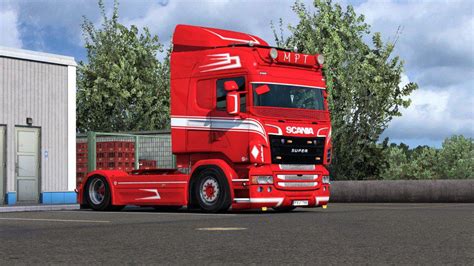 Mpt Style Paintable Skin For Scania Rjl V Ets Euro Truck Simulator Mods American Truck