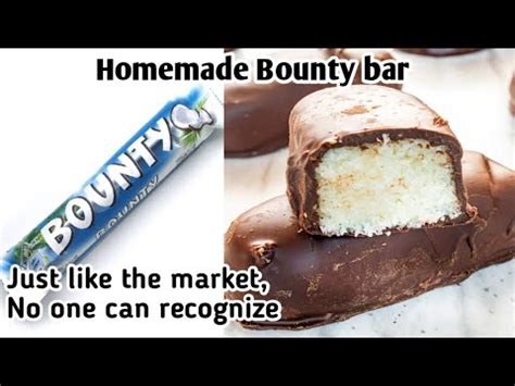 Homemade Bounty Bars Recipe How To Make Chocolate Bars At Home Bounty Bars By Cuisine By