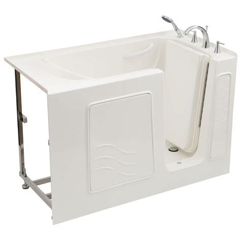 We would definitely skip the tub altogether but are about to have our first baby so i hear a tub is pretty helpful. Universal Tubs 4.5 ft. Right Drain Soaking Walk-In Bathtub ...