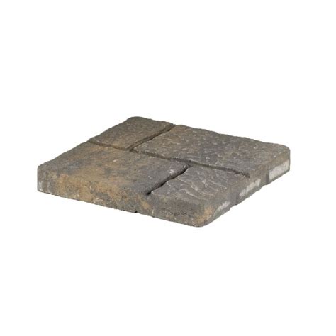 Oldcastle Four Cobble Tancharcoal Patio Stone Common 16 In X 16 In
