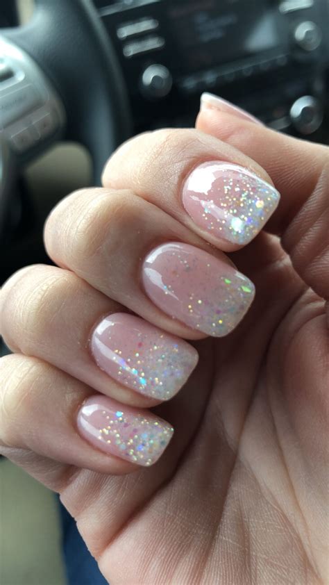 9 Ombre Nails With Glitter A Trendy And Sparkly Manicure