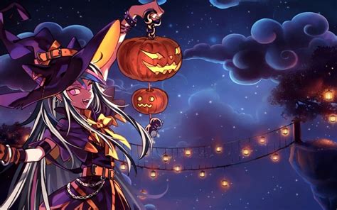 Anime Halloween Aesthetic Wallpapers Wallpaper Cave