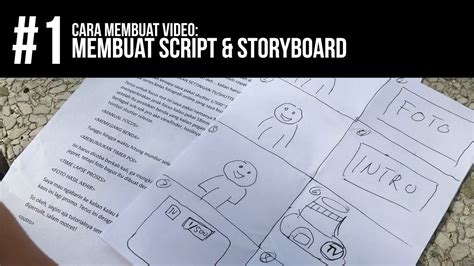 Cara Membuat Video: Membuat Script dan Storyboard #1 - YouTube