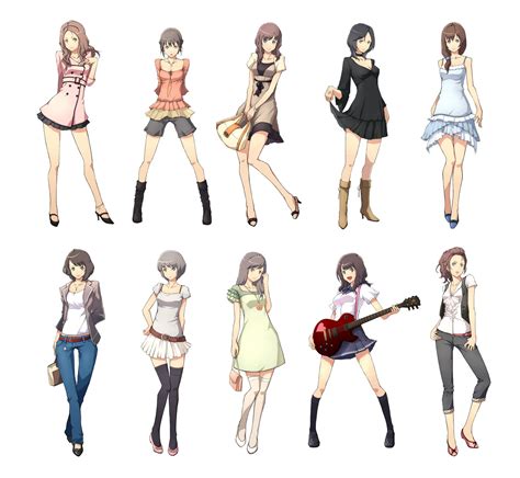 Ooh Different Poses And Styles Of Anime I Think I Might Keep This To