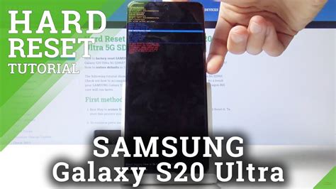Hard Reset Samsung Galaxy S20 Ultra Remove Screen Lock Factory