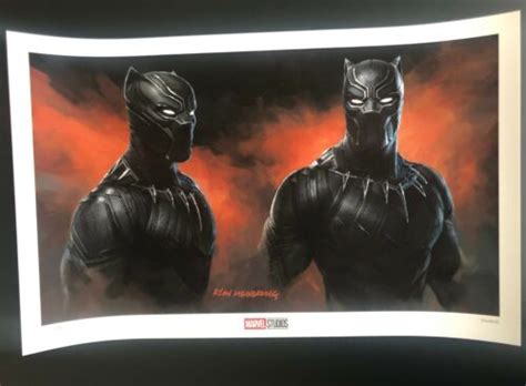Black Panther Civil War Marvel Grey Matter Concept Art Print Mcu Ryan