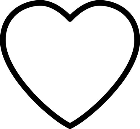 Heart Outline Transparent Png Symbol