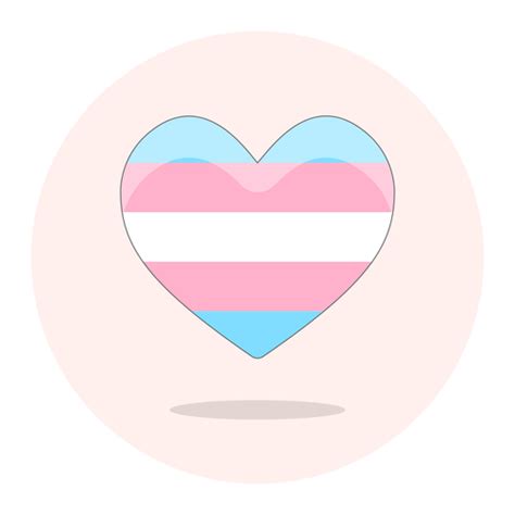 flag heart transgender download png