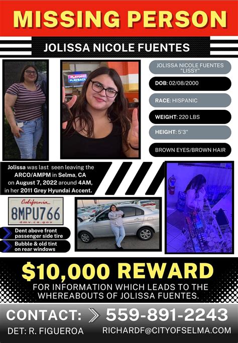 The Disappearance Of Jolissa Fuentes Disappeared