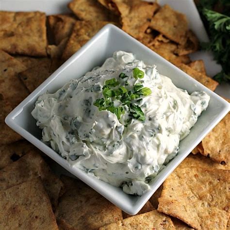 Garlic herb dip