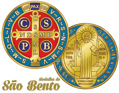 Medalha de São Bento História Significado Quem foi São Bento