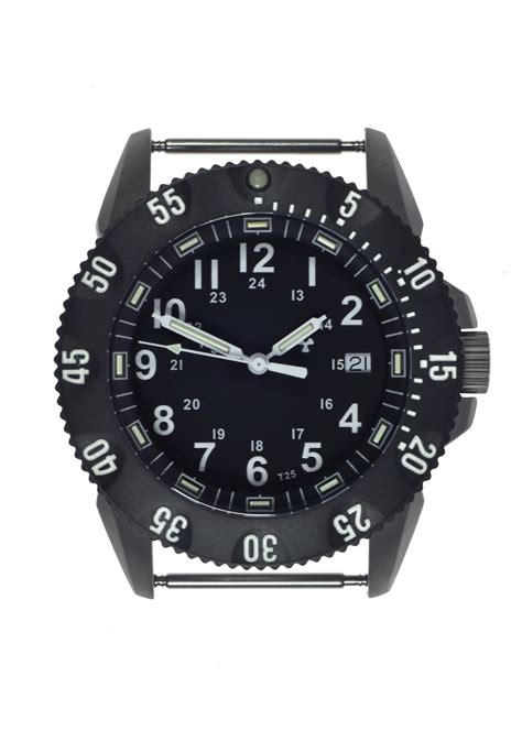mwc p656 titanium tactical series watch with gtls tritium with 24 jewe military industries