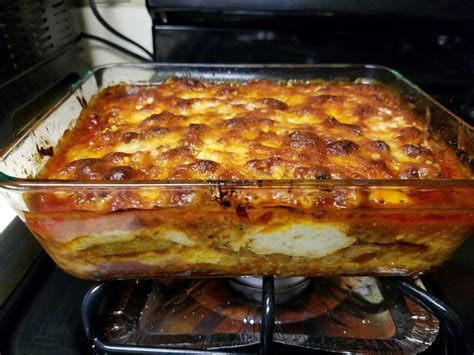 Eggplant lasagna tastes very close to regular lasagna. Made my first eggplant lasagna yesterday. Keto friendly ...