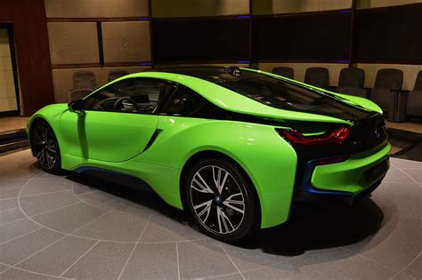 Rent a bmw i8 and experience this futuristic hybrid sports car! Ever Seen a Lime Green BMW i8 Before? | Carscoops