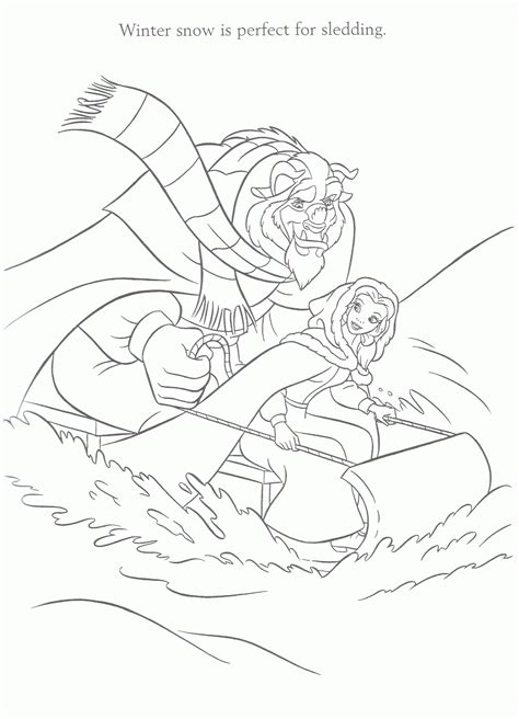 About winter coloring pages winter is the coldest season of the year in polar and temperate climates. Disney Princess Winter Coloring Pages - Coloring Home