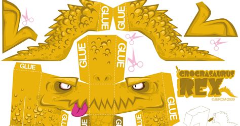 paper craft: NEW 990 PAPERCRAFT DINOSAUR TEMPLATES
