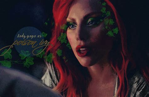 Lady Gaga As Poison Ivy In Gotham City Sirens Fan Art Gaga Daily