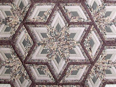 While you can cut patch. Lavender Diamond Log Cabin Star Quilt Photo 3