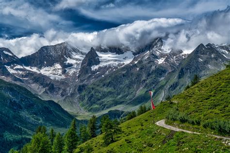 Clouds Over The Swiss Alps Hd Wallpaper Background Image 3000x2000
