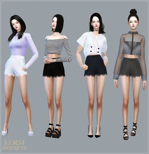 My Sims 4 Blog Clothing For Females By Marigold