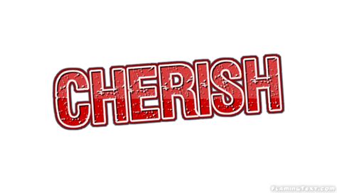 Cherish Logo Herramienta De Diseño De Nombres Gratis De Flaming Text