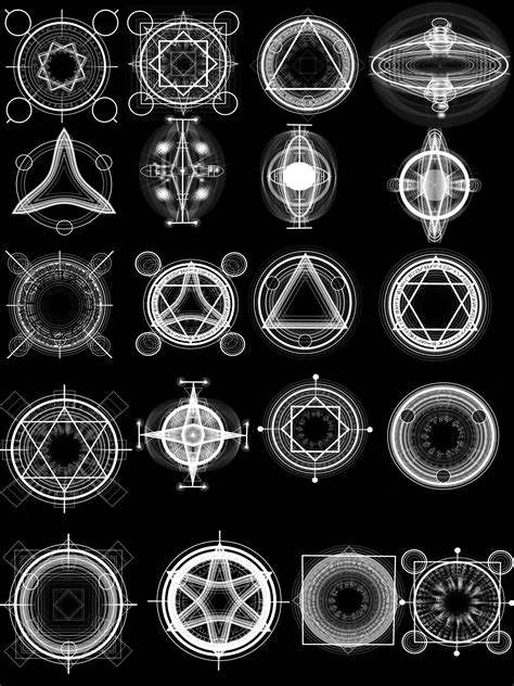 Arcane spells are known to create more dramatic and destructive effects than divine spells. Alchemy Magic Circles High Res by Psycho--Princess on DeviantArt
