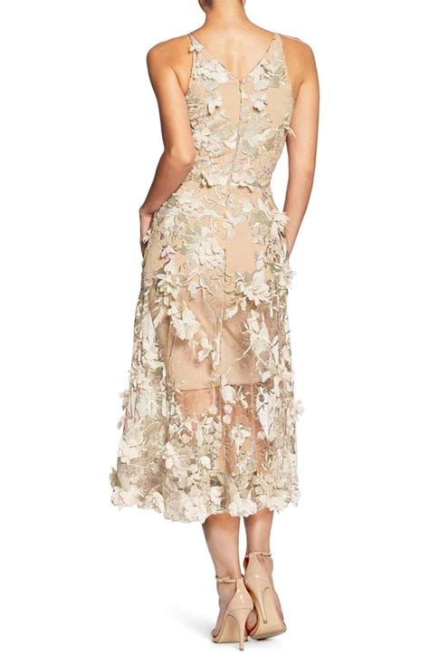 Dress The Population Audrey Embroidered Fit And Flare Dress Nordstrom Fit Flare Dress Flare