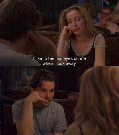 There were also silent retreats, missionary work. Before Sunrise (1995) Ethan Hawke Julie Delpy Dir. Richard ...