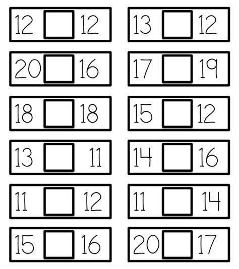 Una Idea Para Trabajar Menor Mayor O Igual Aprendiendo Matemáticas