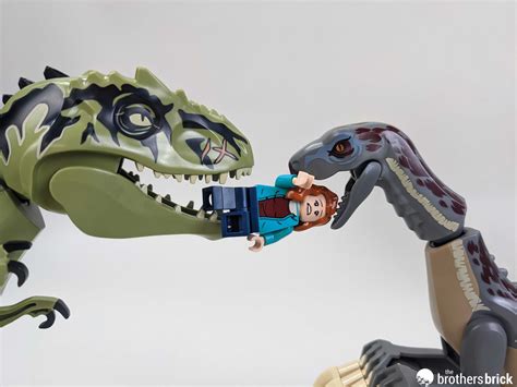 Lego 76949 Giganotosaurus And Therizinosaurus Attack Tbb Review