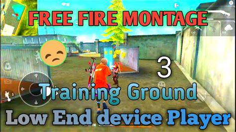 Free Fire Montage Low End Device Gameplay Youtube