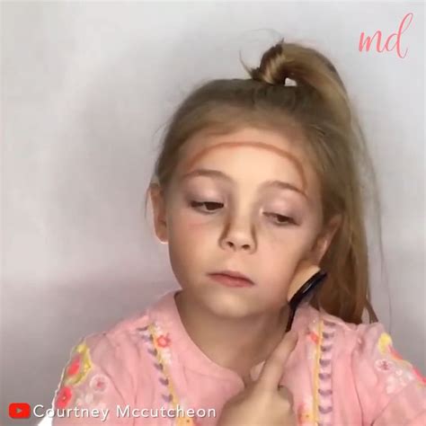 Adorable Little Girl Plays With Makeup Tutorial Video Best Makeup