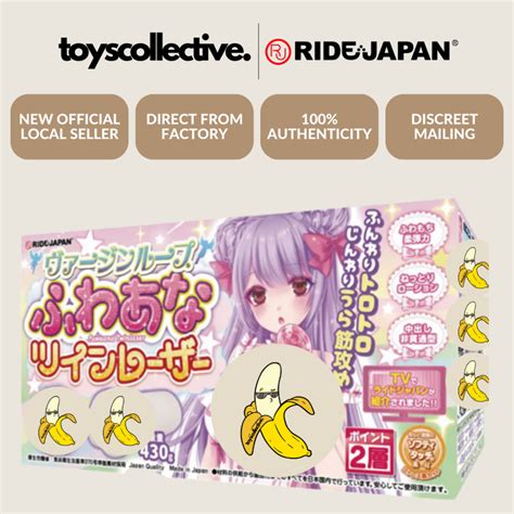 [new Sg Official Seller] 100 Authentic Ride Japan Hentai Virgin Loop Fuwaana Twin Laser Onahole