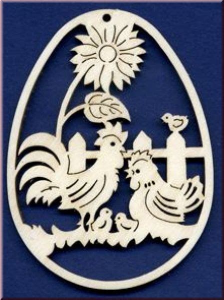 Weitere ideen zu dxf vorlagen, vorlagen, schablonen. Bändershop - Oeuf de coq et des poussins | Ostern basteln ...