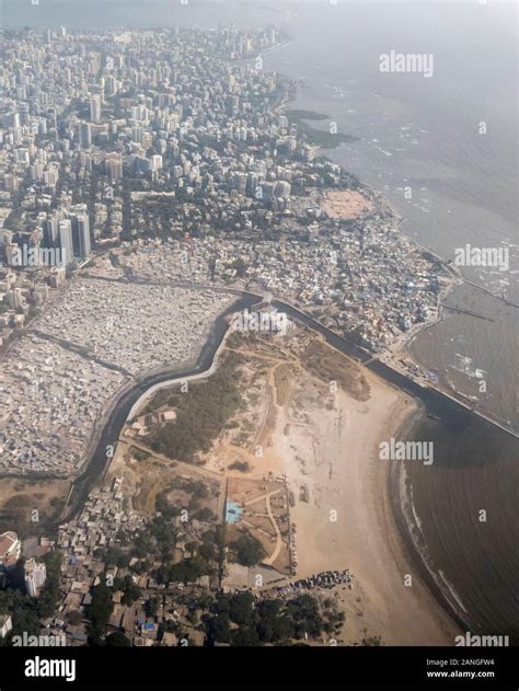 Aerial View Of Mumbai City From Flight Mumbai India Stock Photo Alamy
