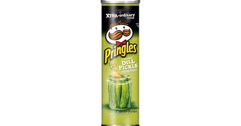 Pringles In Screamin Dill Pickle Pickle Flavored Chips Popsugar