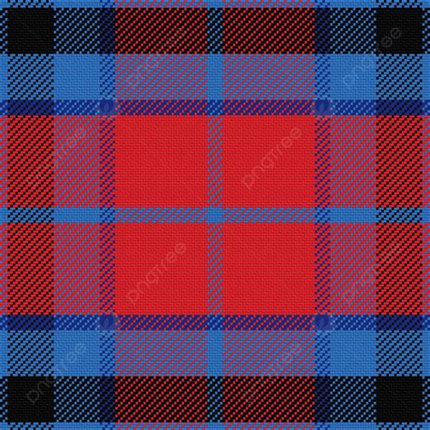 Vector Seamless Pattern Scottish Tartan Background Blue Abstract