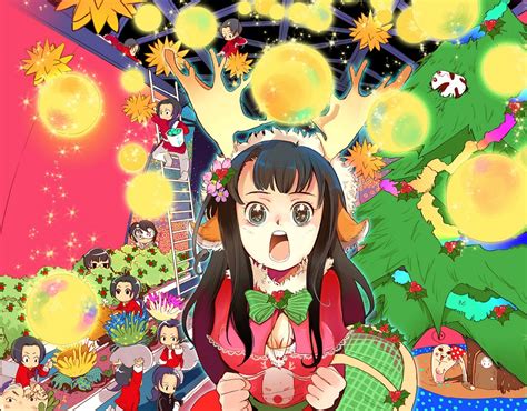 Cute Anime Girls Xmas Or Christmas Wallpapers Phi Stars