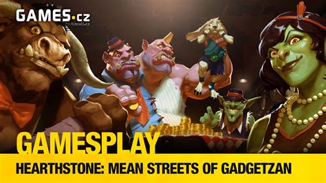 gamesplay hearthstone mean streets of gadgetzan youtube