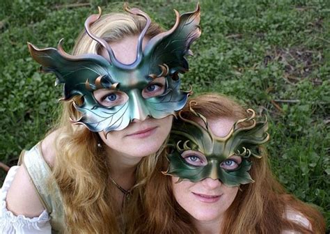 Mythica Masks Faerie Masks Leather Mask Mask Leather Art