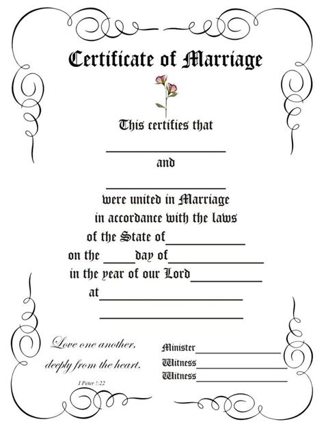 Subscribe a plan for unlimited access to over 85k us legal forms for just $8/mo. Free Printable Marriage Certificate Template Mandegar ...