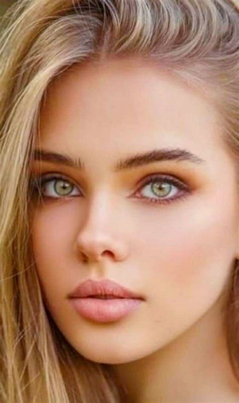 Most Beautiful Eyes Blonde Beauty Women With Green Eyes Flawless Face Hot Blondes Green