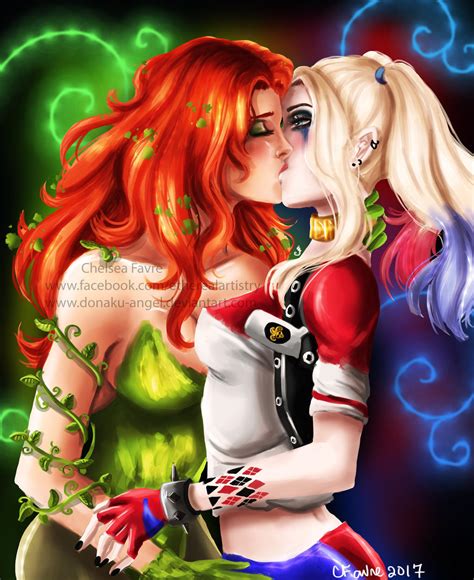 Poison Ivy And Harley Quinn By Chelseafavre On Deviantart