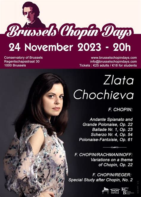 Brussels Chopin Days Zlata Chochieva Koninklijk Conservatorium