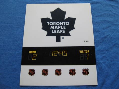 Toronto maple leafs line combination information for fantasy hockey managers. TORONTO MAPLE LEAFS LOGO NHL SCOREBOARD LIGHT PANEL TABLE ...