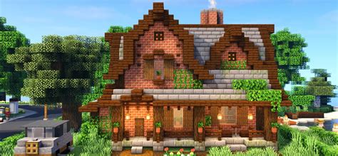 Minecraft Brick Suburban House Ideas And Design