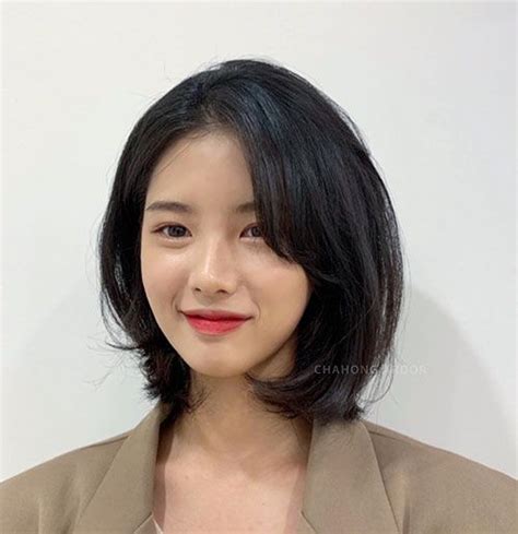 Korean Short Haircuts For Round Faces