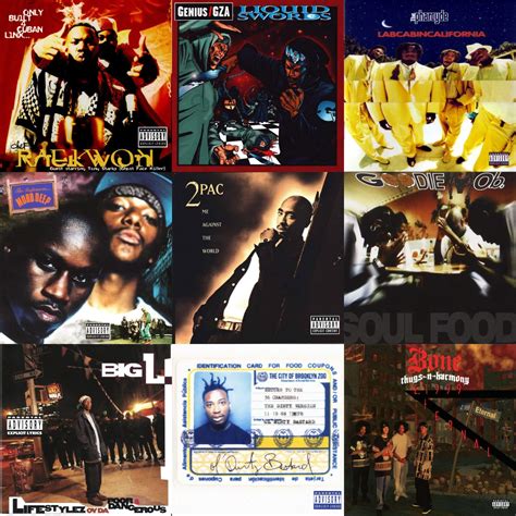 Top 40 Hip Hop Albums 1995 Hip Hop Golden Age